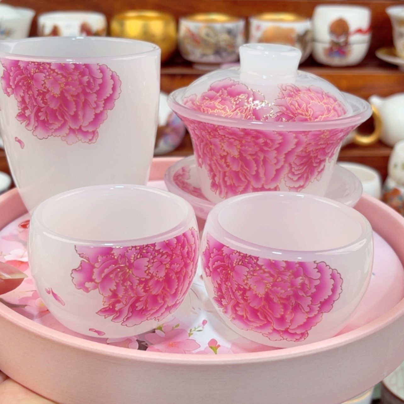 【闪购商品】高货羊脂玉瓷陶瓷茶具