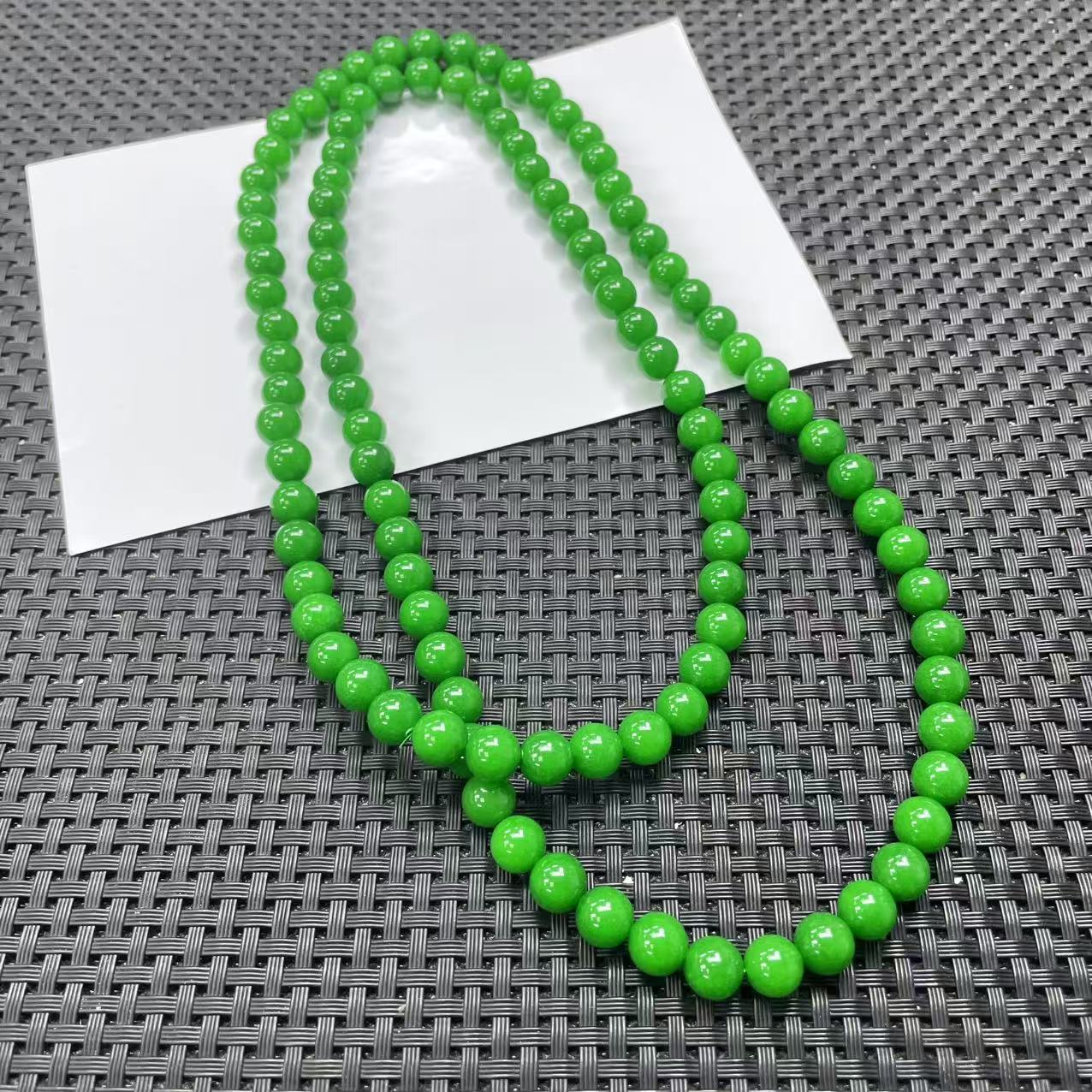 【大喜儿】正绿色项链8*108-12WQ1159