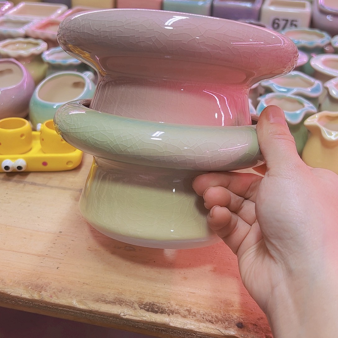 陶瓷花盆当场凑满12包邮