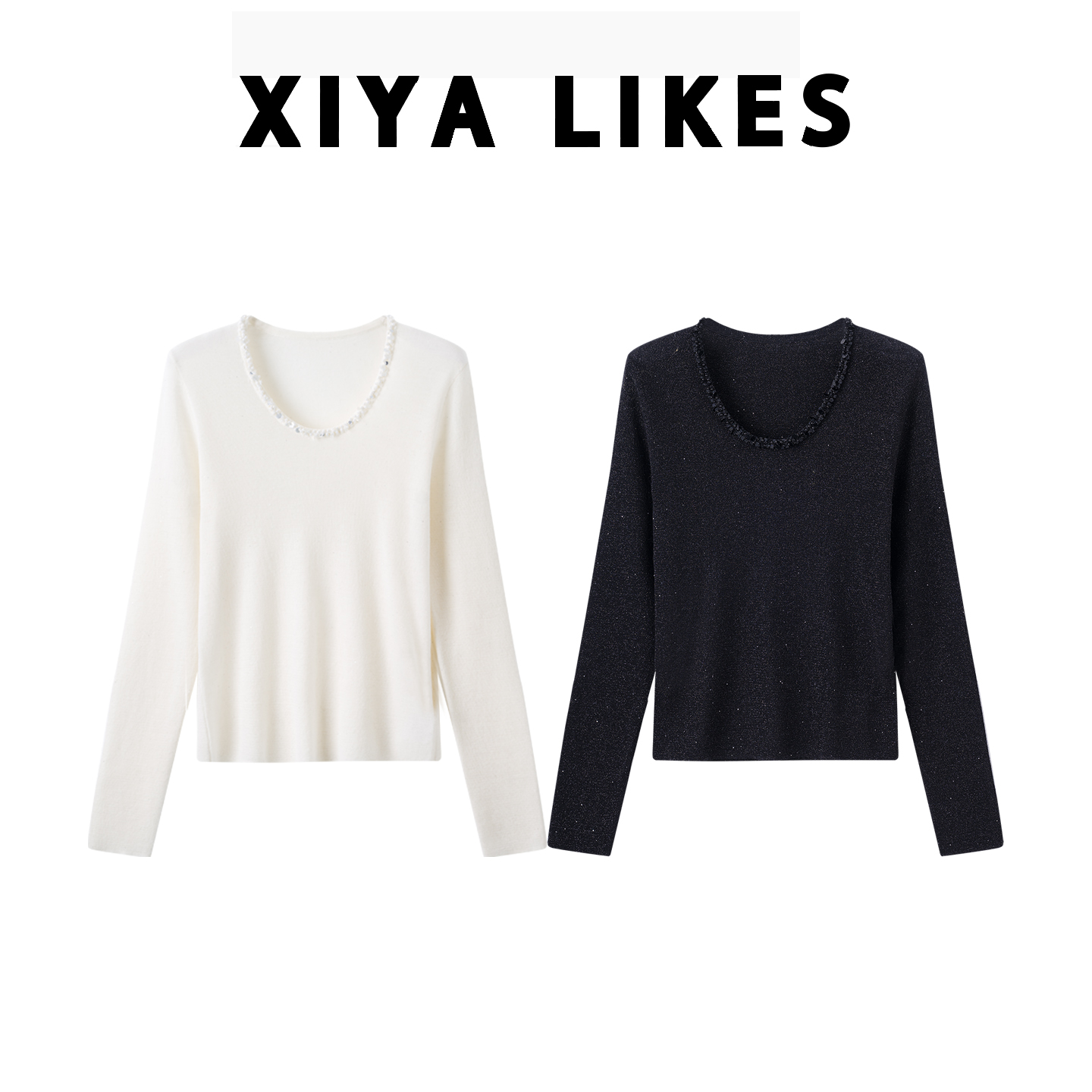 XIYA LIKES【星河漫舞】克重155克 羊毛精致亮丝针织xyH512011