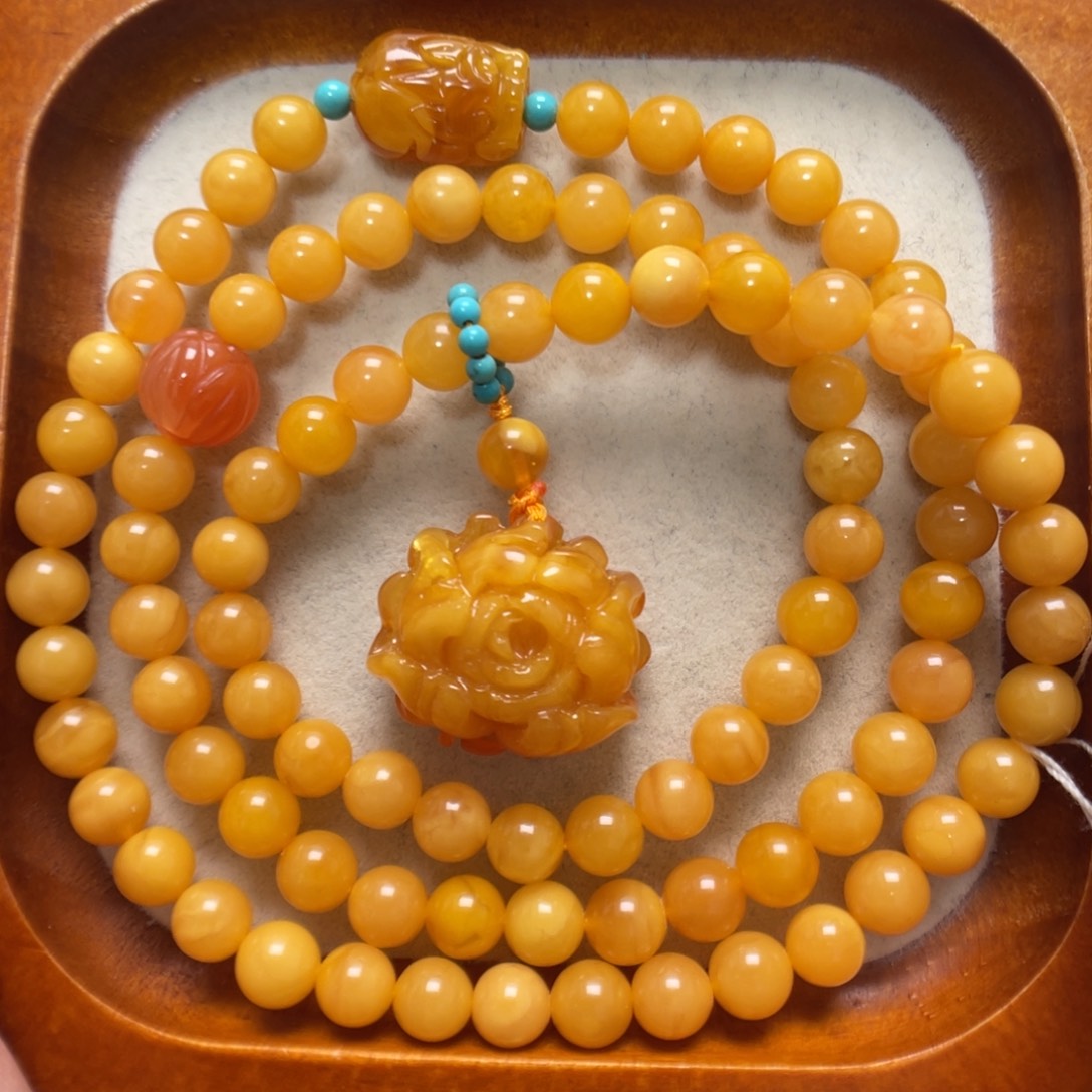 蜜蜡未镶嵌手串蜜蜡