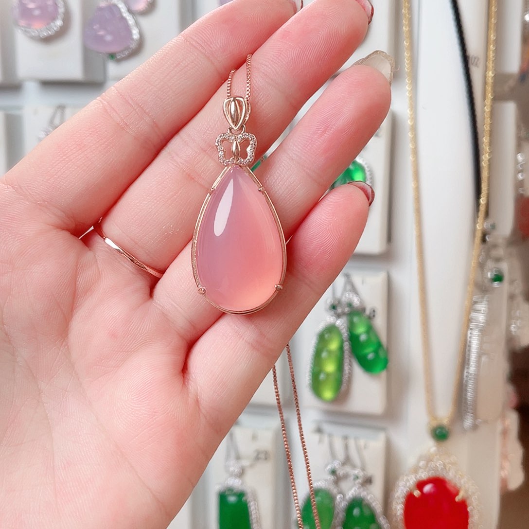 玛瑙/玉髓吊坠(赠链)未镶嵌