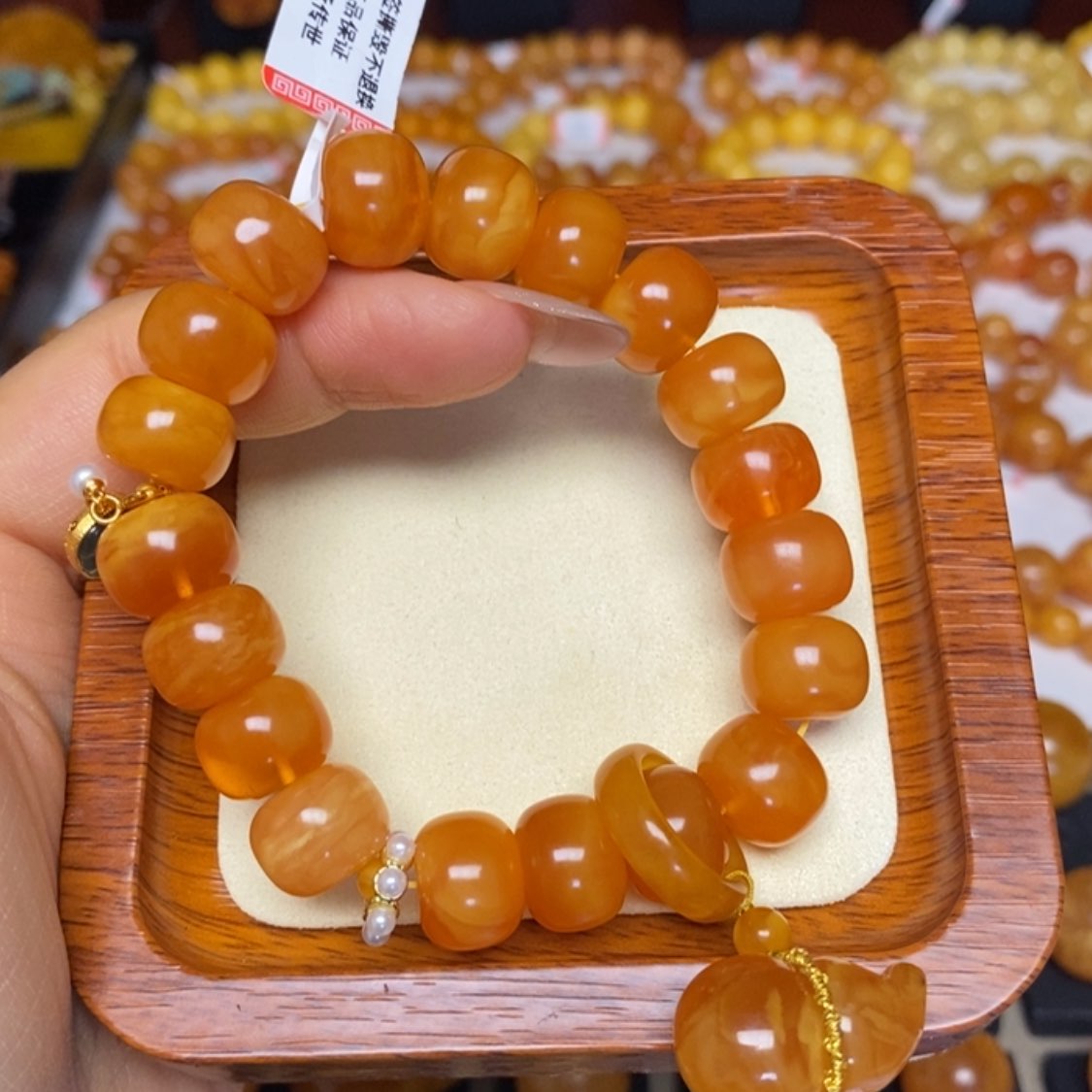 【闪购商品】蜜蜡手链未镶嵌手串