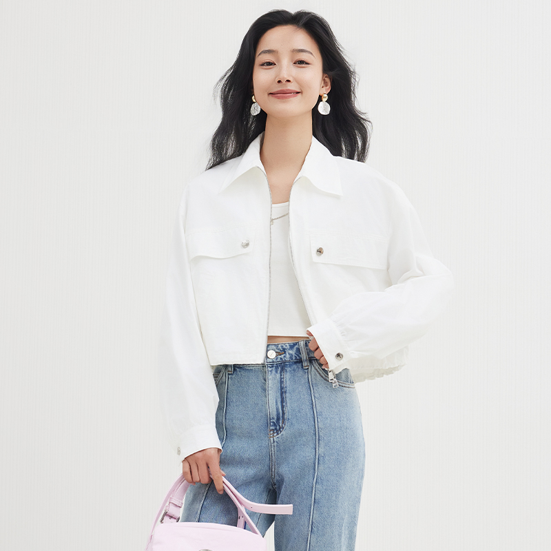 【尚雅】佳人苑外套秋季新款J433012