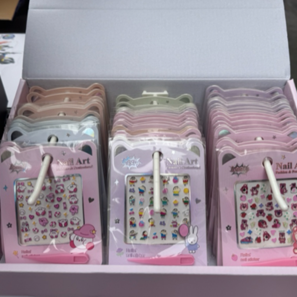 儿童浮雕美甲贴1盒60入