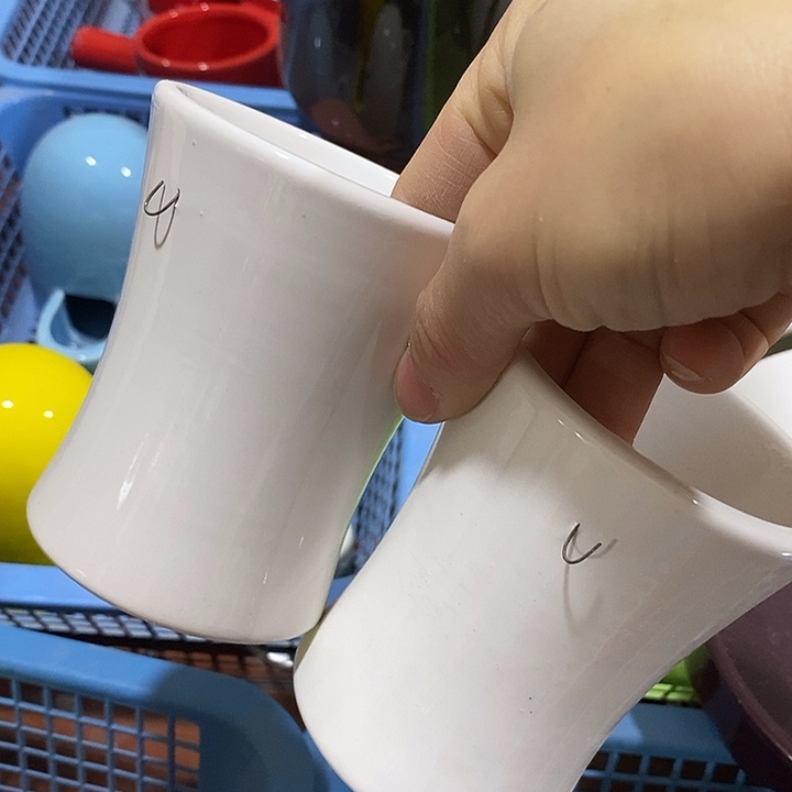 摆件陶陶盆有孔 瑕疵介意勿拍