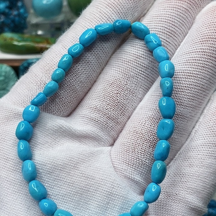 绿松石未镶嵌天然原矿 地大质检