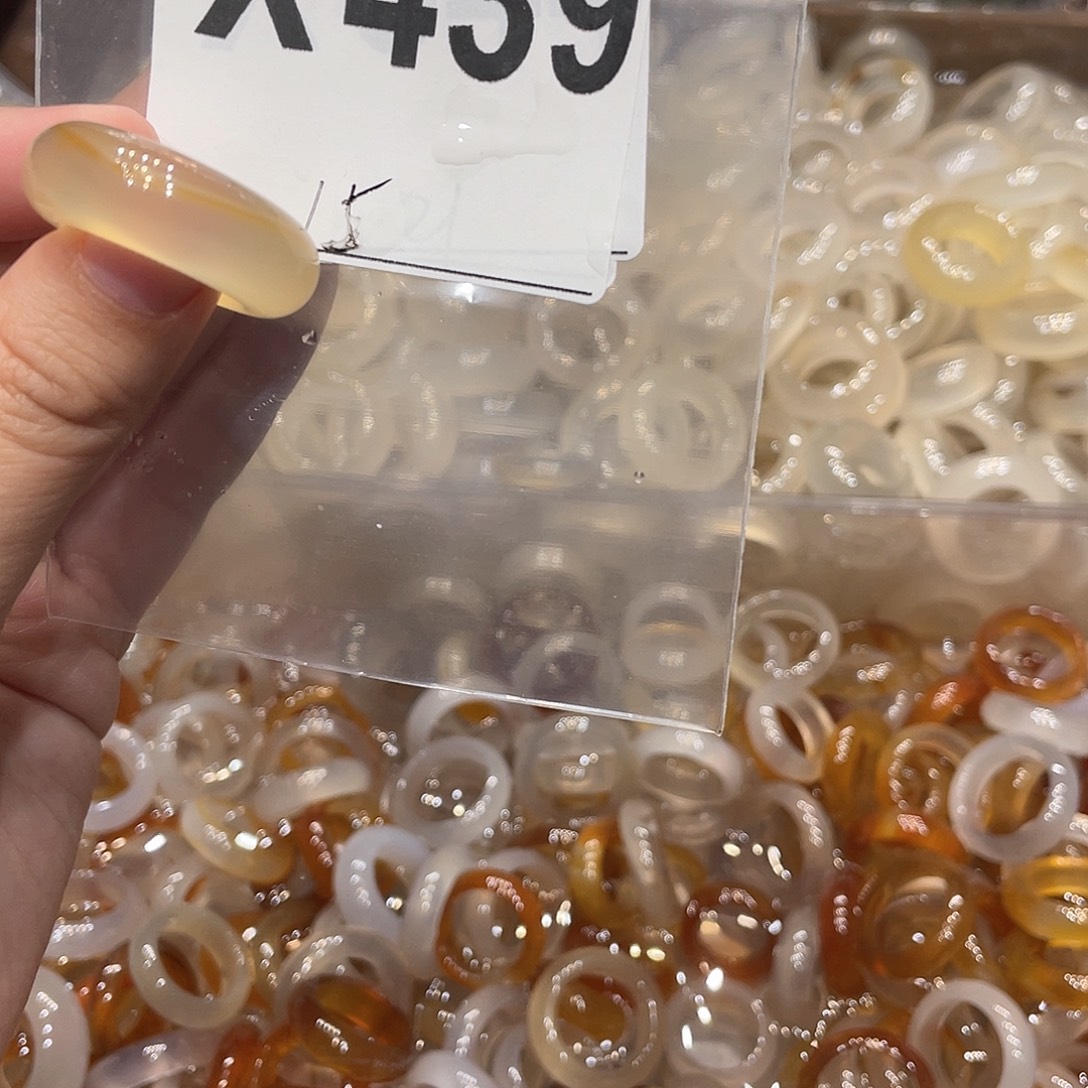 玛瑙/玉髓未镶嵌戒指439