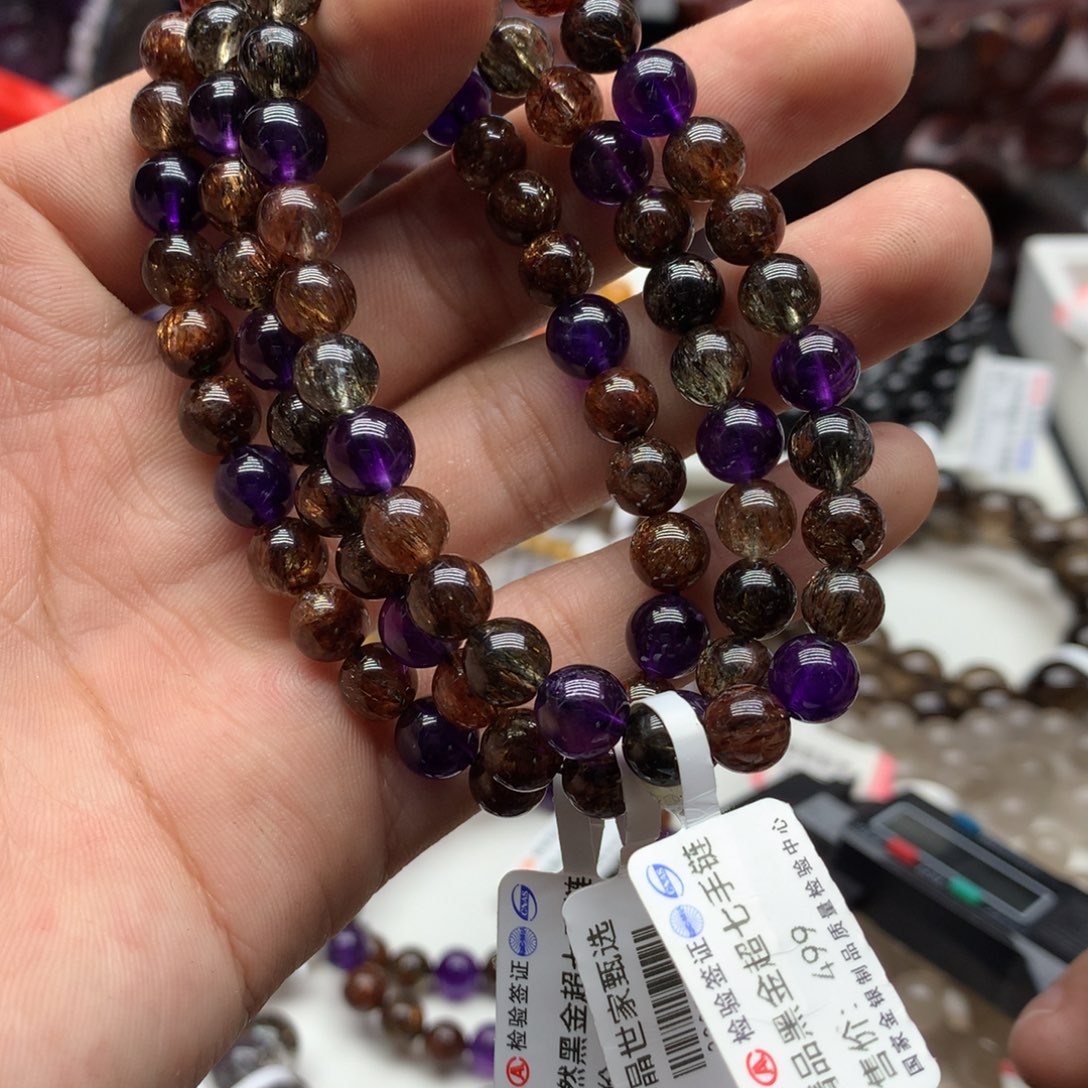 水晶手链未镶嵌多样性发一