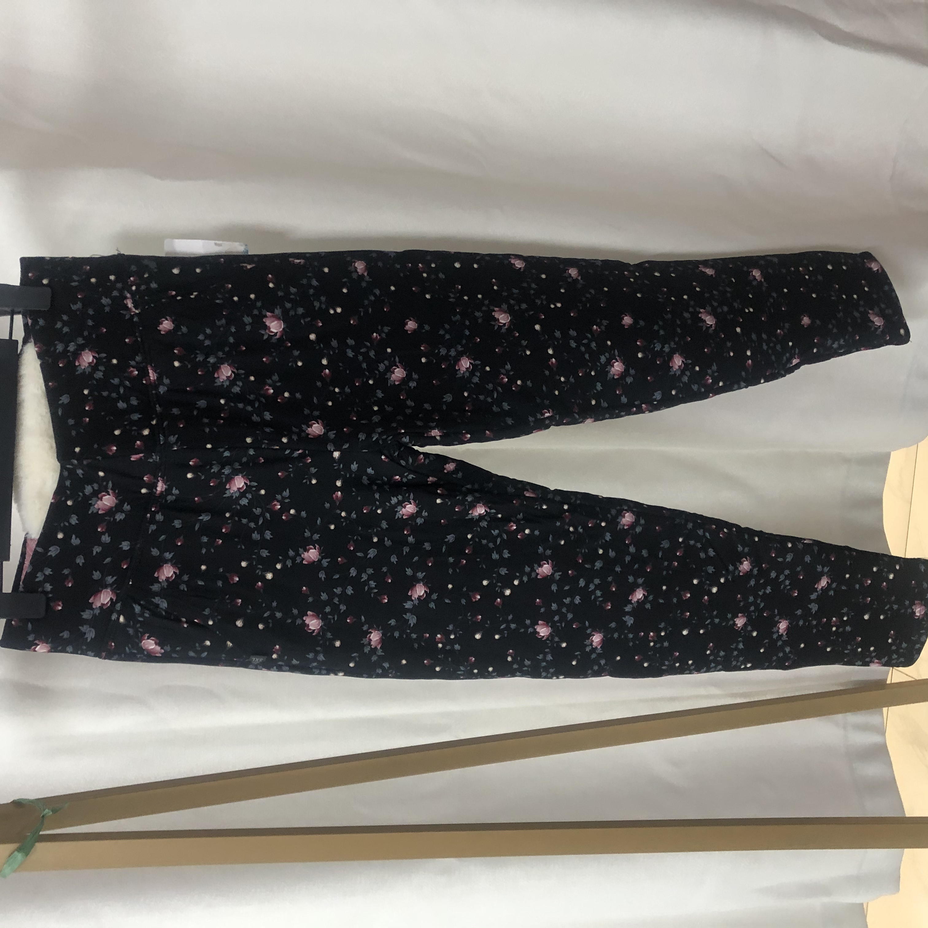 A 女士冬季加护膝碎花棉裤1229