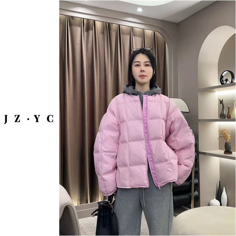【 洁子推荐】 2024冬季241672新款韩版圆领蓬蓬羽绒服JZYC