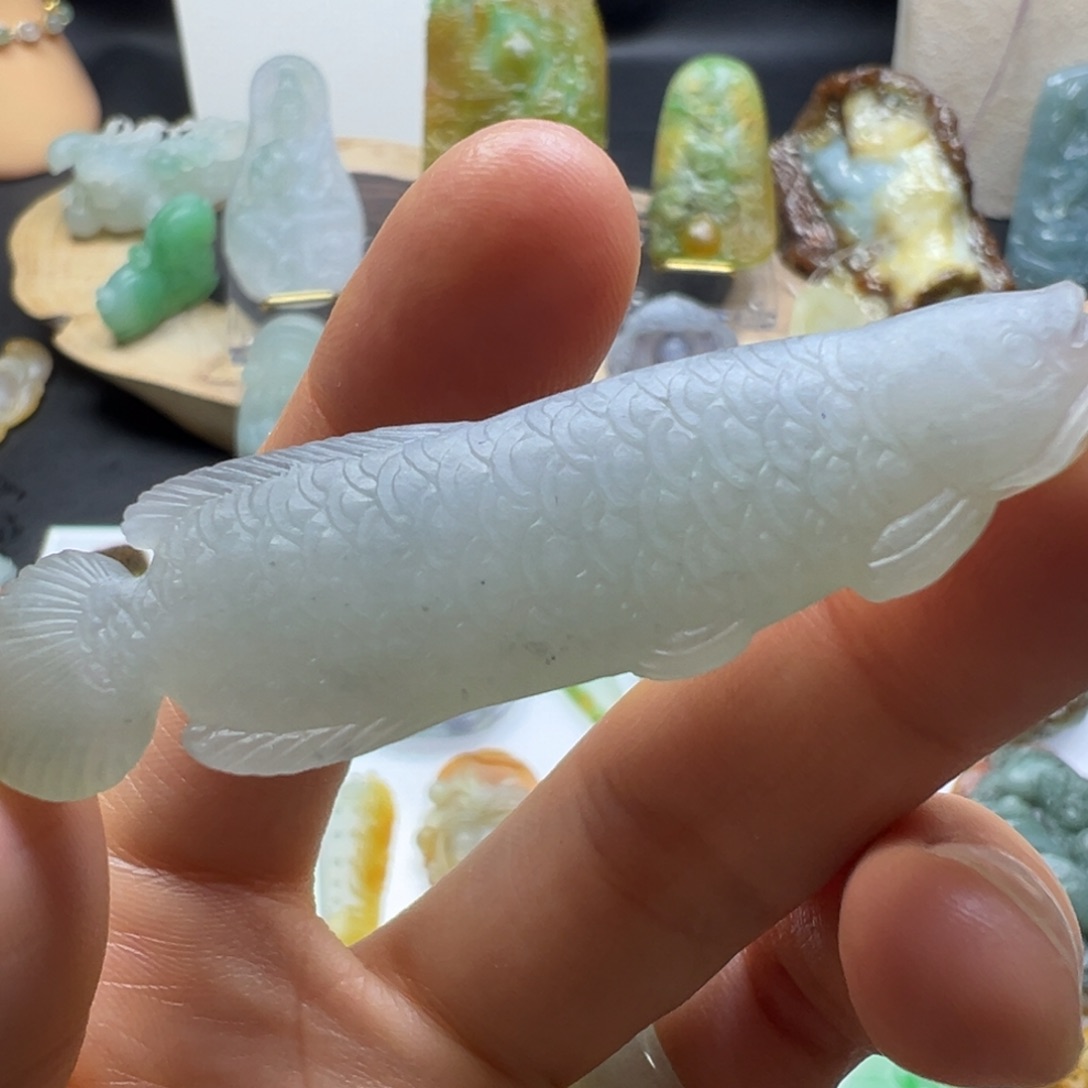 定制翡翠未镶嵌缅甸翡翠Ａ货挂件