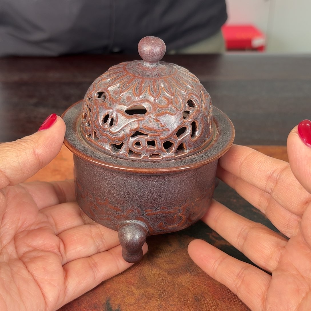 龙泉云间青瓷小米茶器