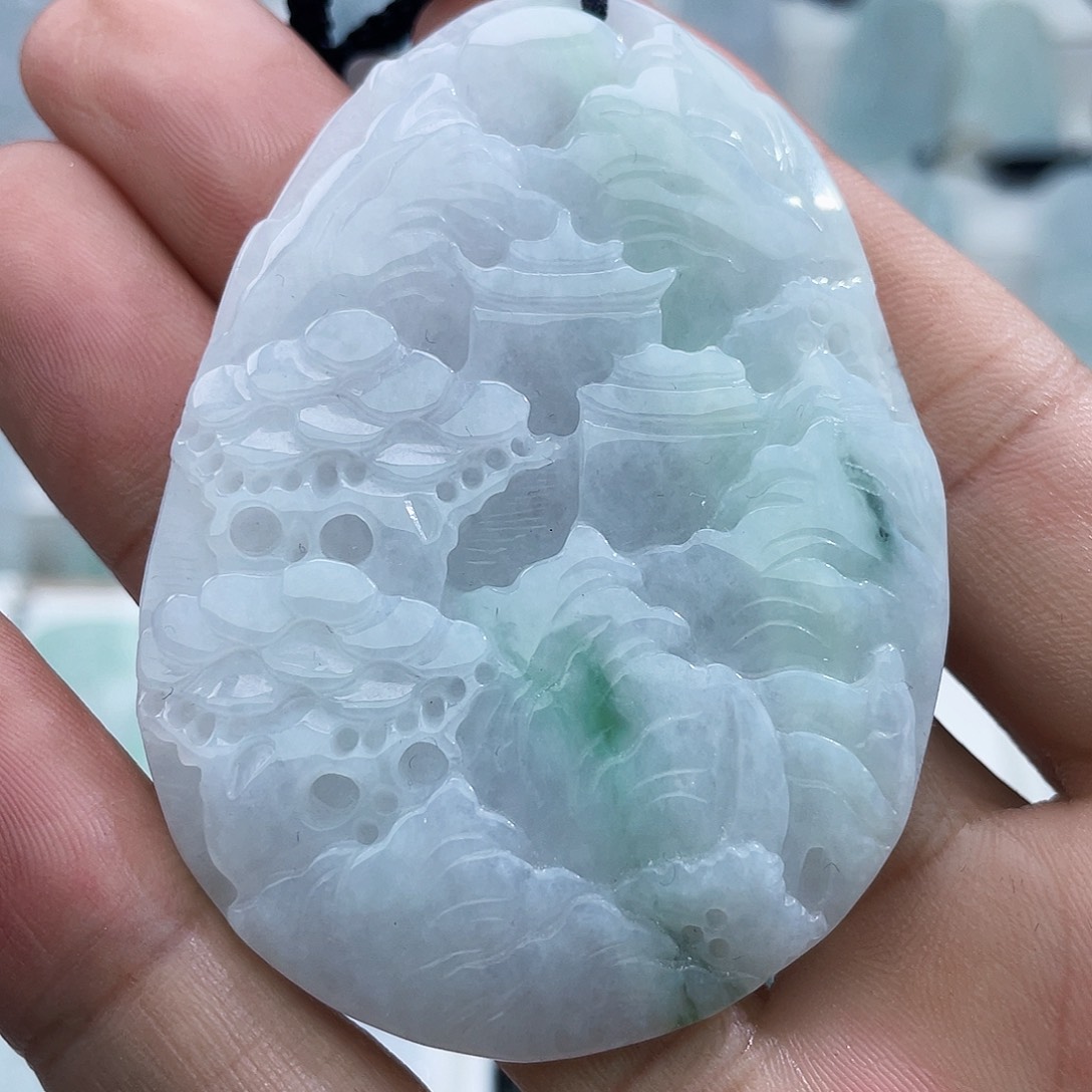 颈饰未镶嵌翡翠翡翠