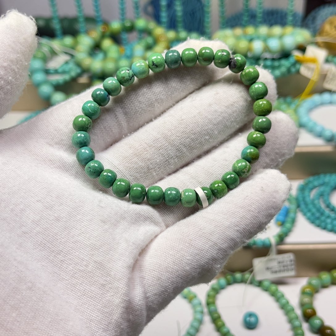 绿松石未镶嵌手链