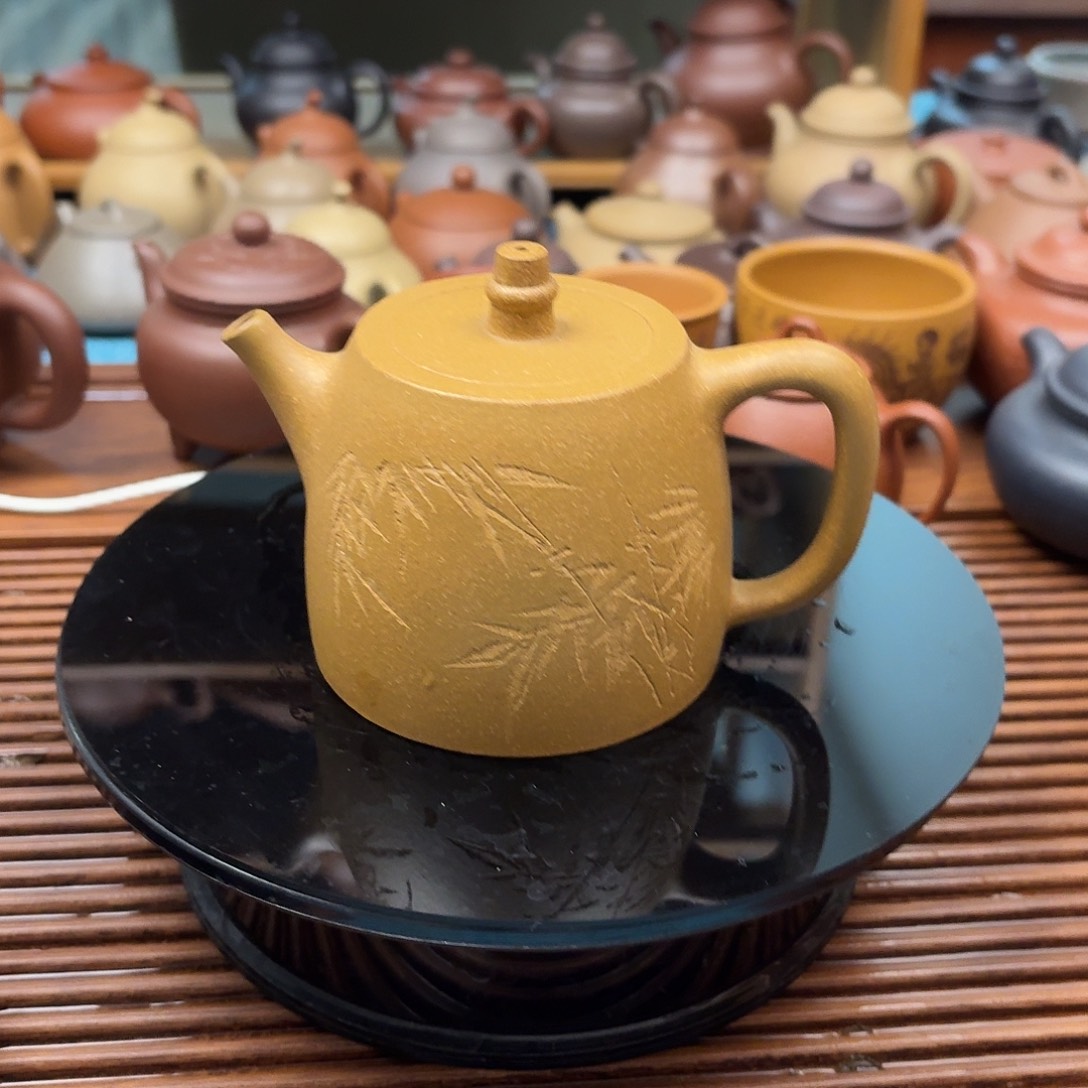 紫砂茶壶半手工制作