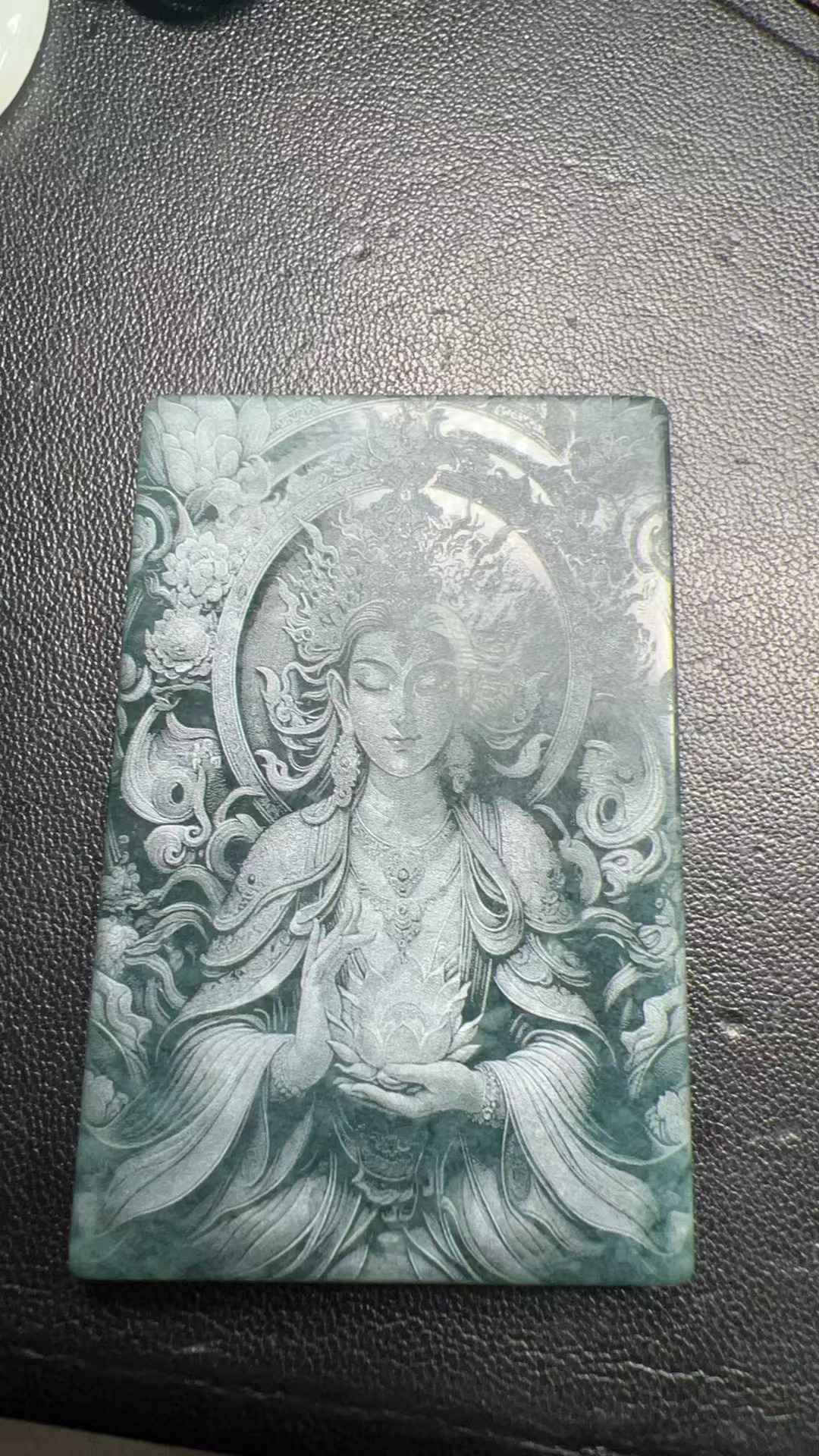 天然翡翠A货挂件
