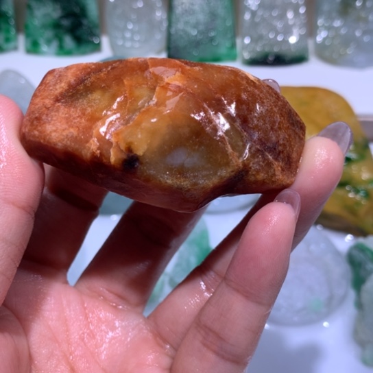 翡翠散珠翡翠边角料
