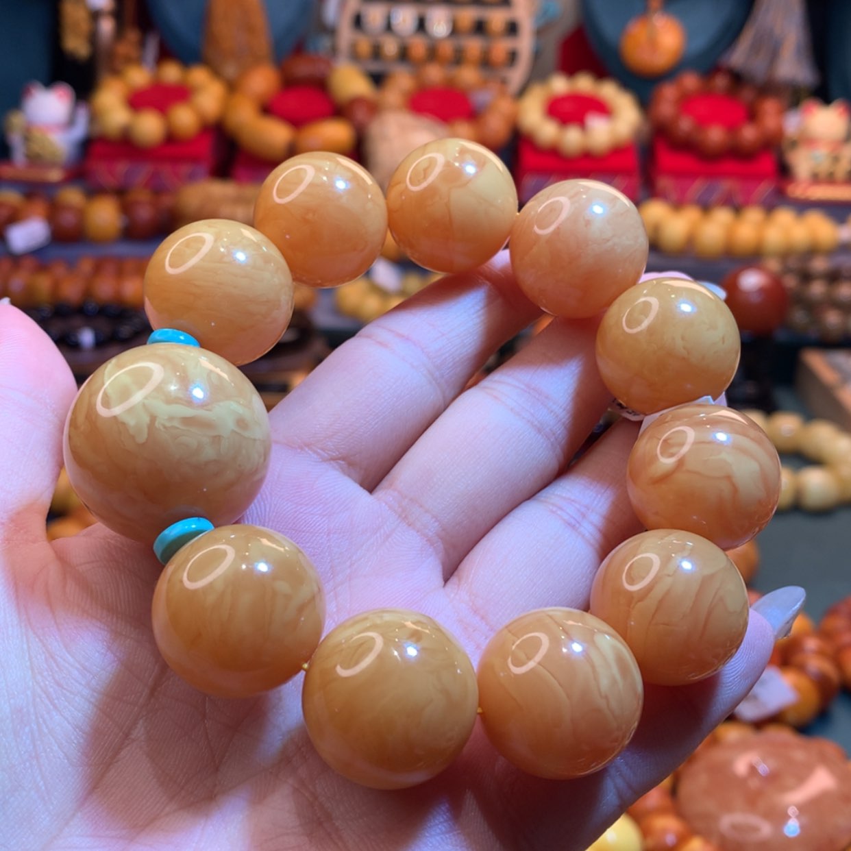 【闪购商品】蜜蜡手串未镶嵌蜜蜡手串