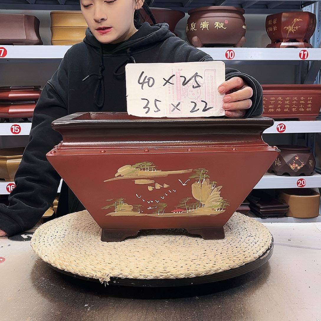 紫砂花盆紫砂花盆