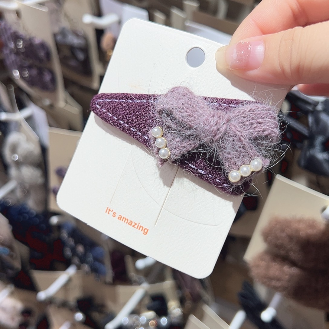 非金属紫色蝴蝶结掰掰