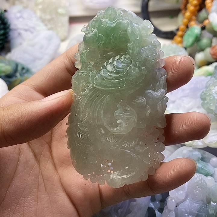 翡翠未镶嵌颈饰天然翡翠