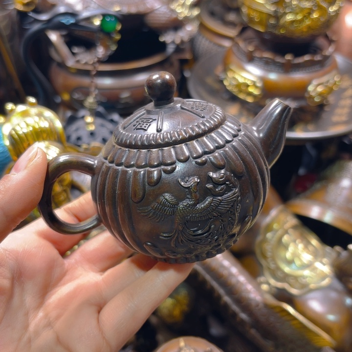 铜器摆件收收藏藏