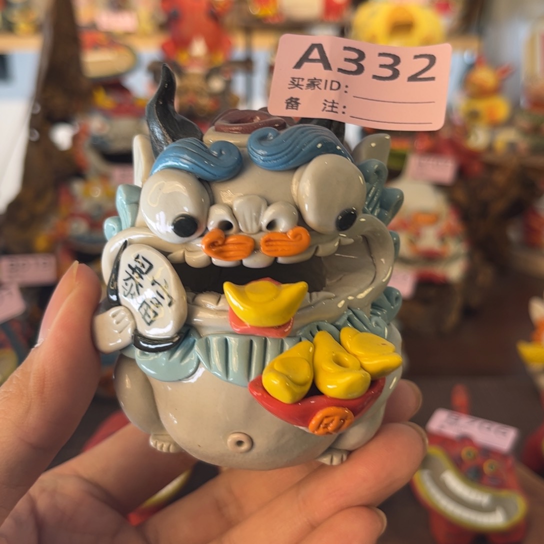 泥塑纯手工茶宠摆件