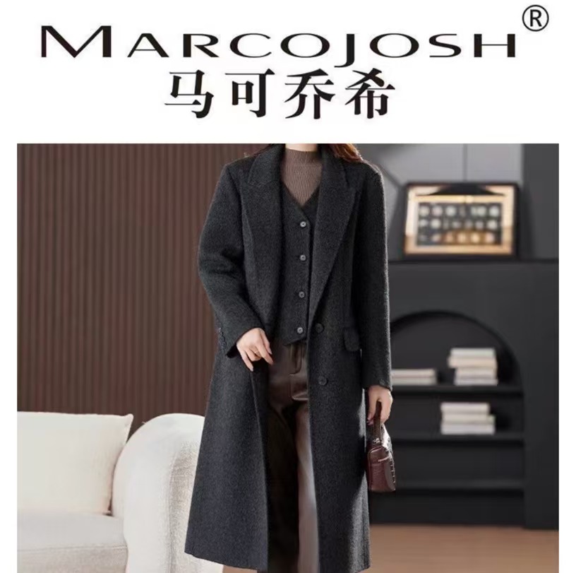MARCOJOSH/马可乔希气质羊.毛大衣时尚轻奢显瘦韩版东大门8812-5