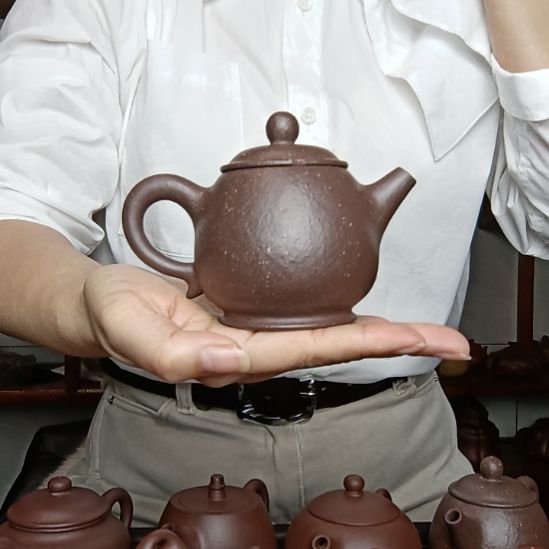 昌***清紫砂茶壶原矿紫泥  容量180cc   瑕疵壶