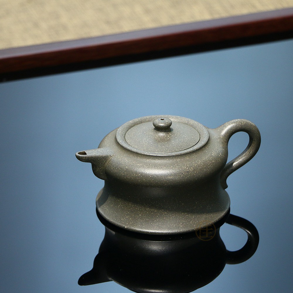 吃茶乐土-全手工 沉璧 范宇辰 原矿松花泥青段200毫升 宜兴紫砂壶