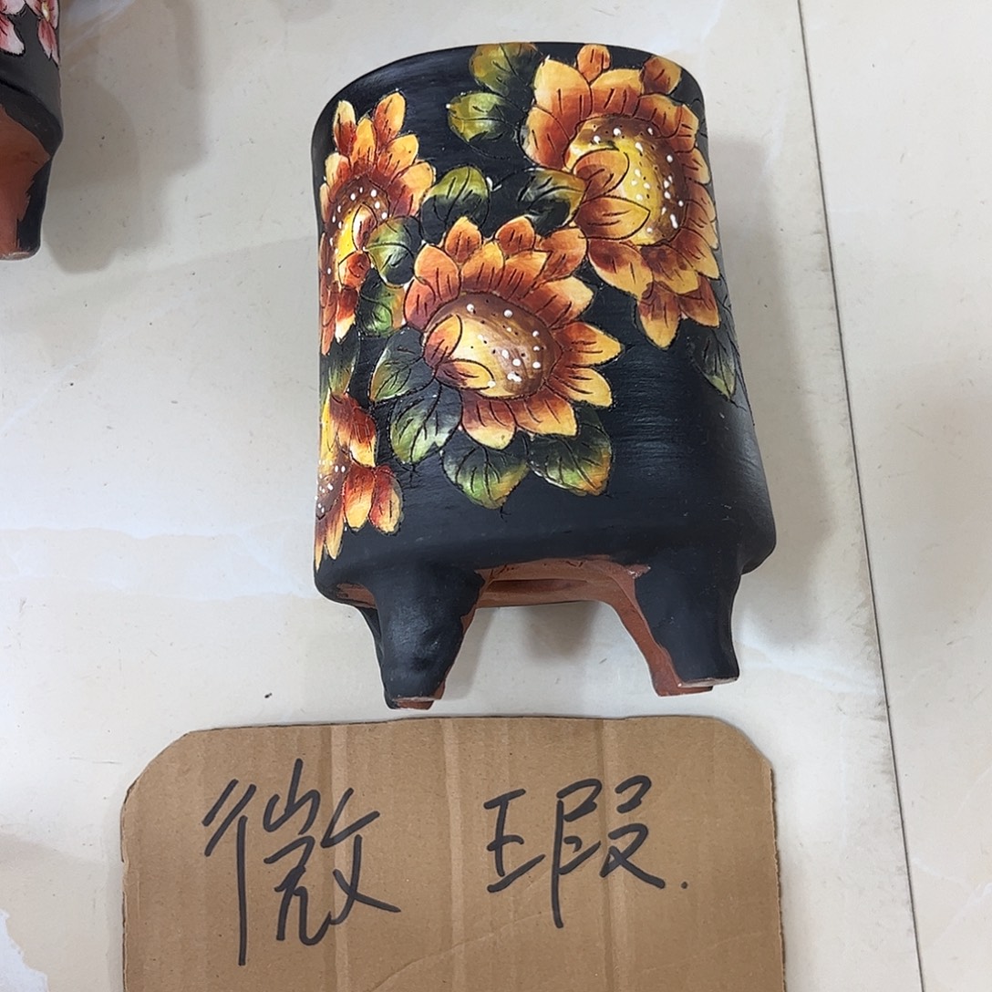 景德镇炫彩手绘口9高15