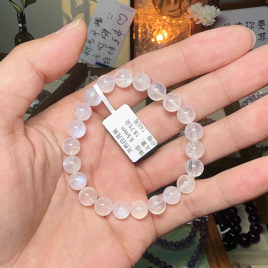 手串未镶嵌长石月光石