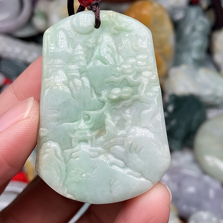 颈饰未镶嵌翡翠翡翠