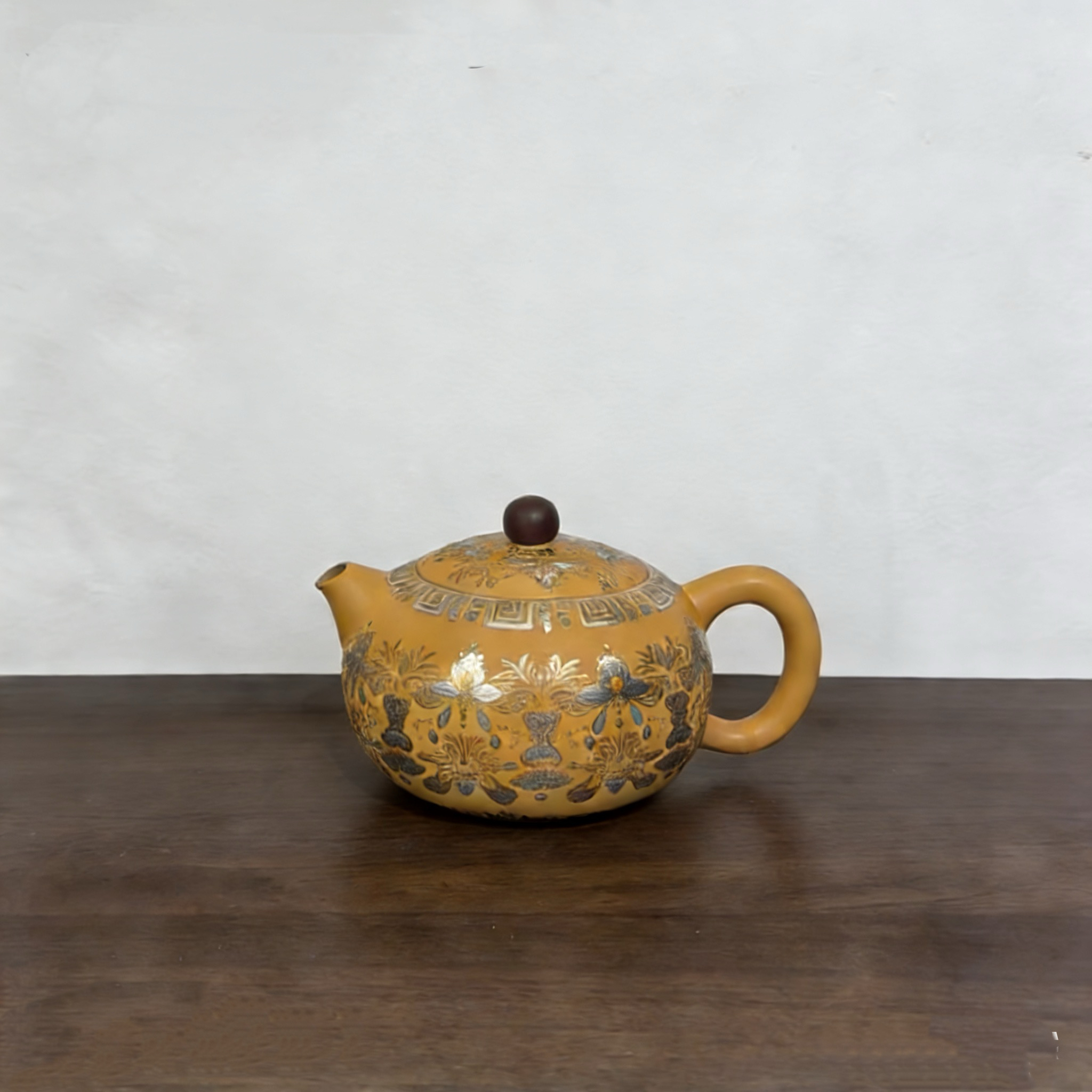 黄志军黄金段泥西施壶凤鸣陶瓷壶599