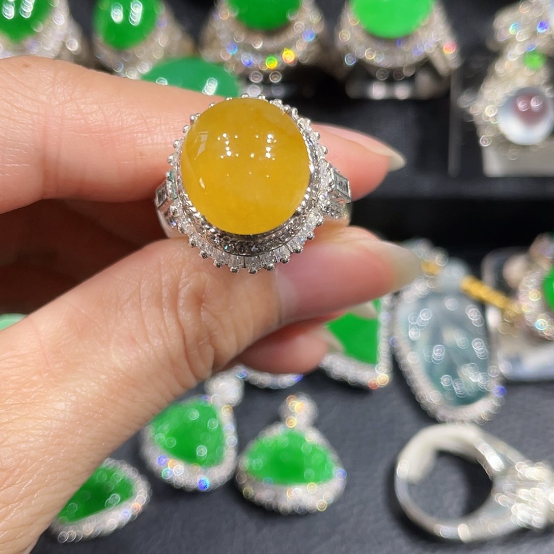 未镶嵌戒指翡翠秀*戒指