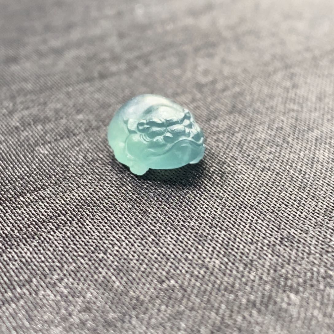 翡翠未镶嵌手链卡12貔貅