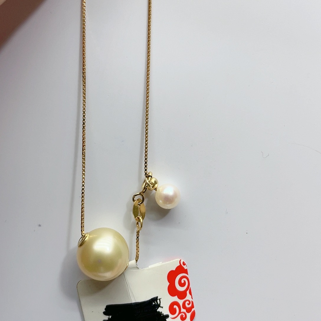 海水珍珠颈饰银S925镶嵌