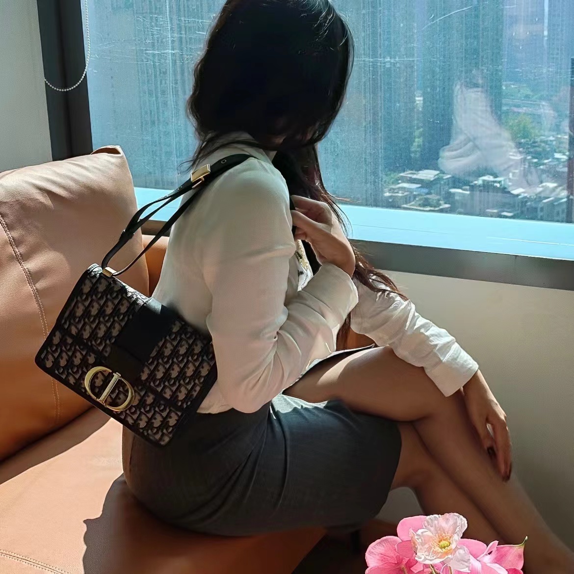 95新 DIOR/迪奥 迪奥    老花蒙田30包单肩包06