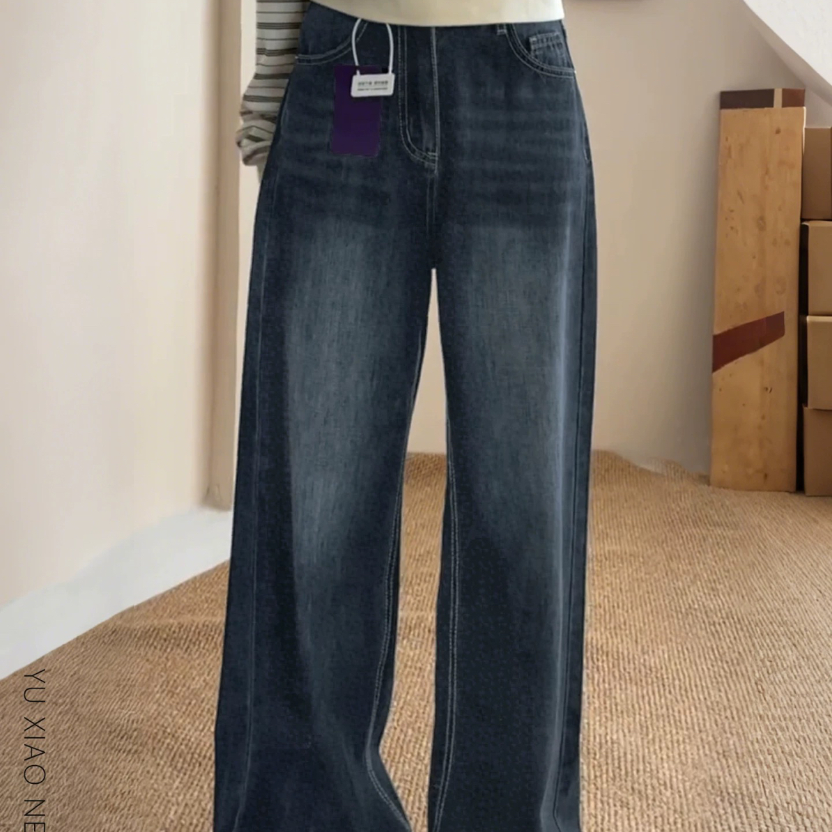 2025新款加绒加厚高腰显瘦8907