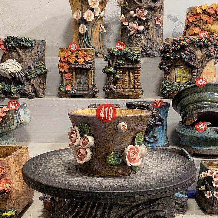 福利419号陶然花器手工花盆