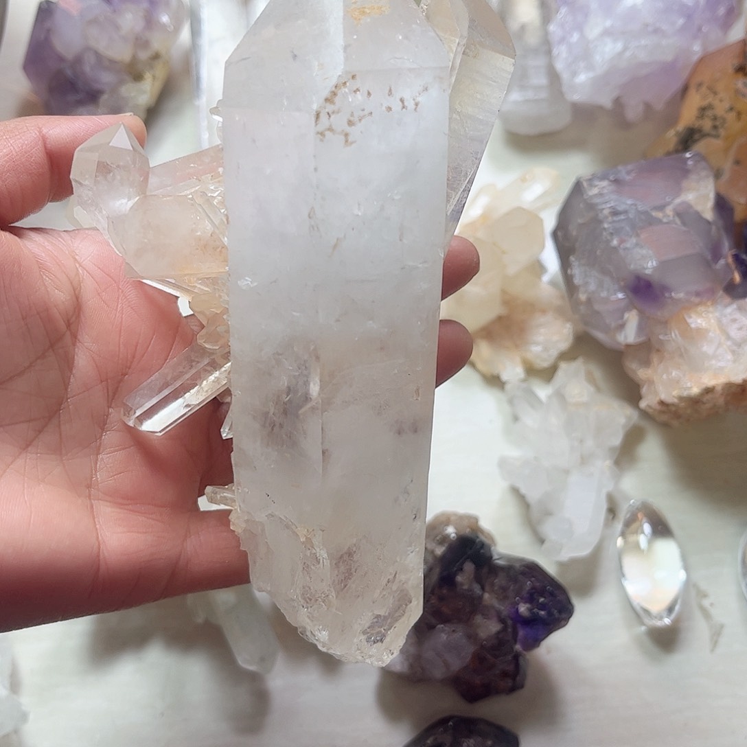 水晶天然水晶原石未镶嵌无**名