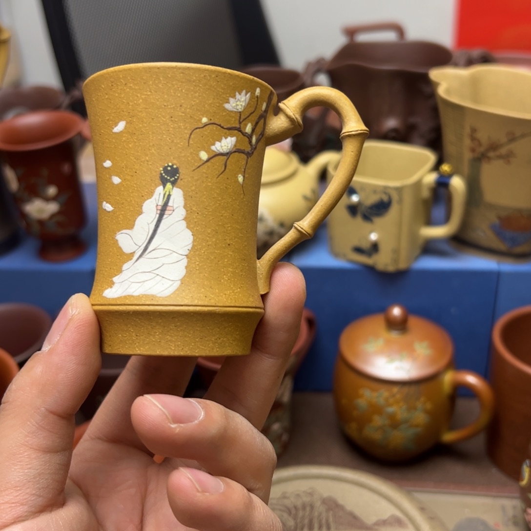 紫砂茶杯紫砂主人杯100cc