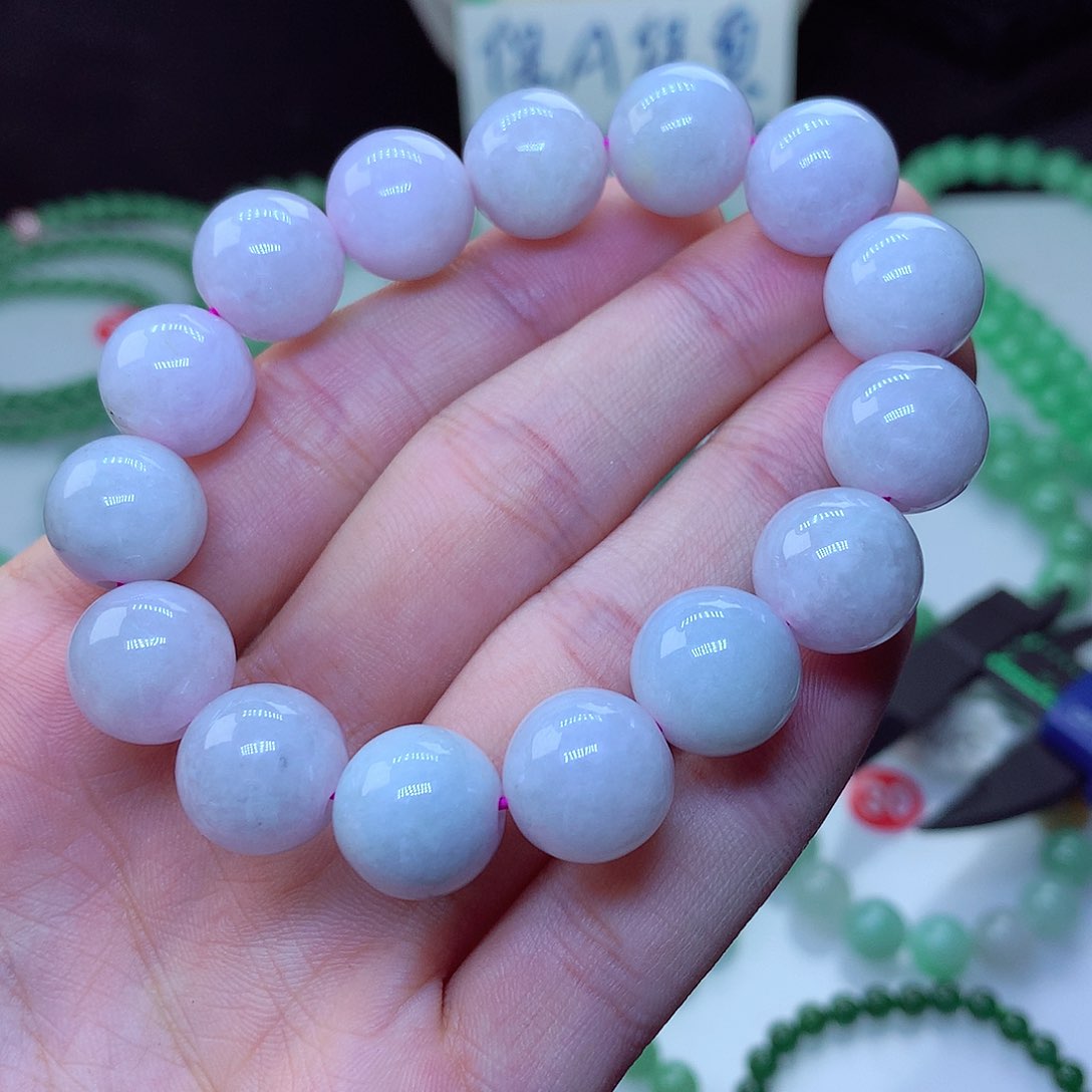 翡翠毛衣链未镶嵌