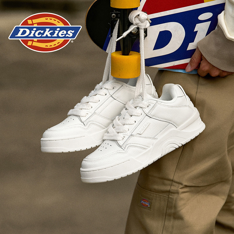 Dickies春季新款时尚男鞋百搭增高情侣休闲鞋低帮小白鞋厚底板鞋商品图