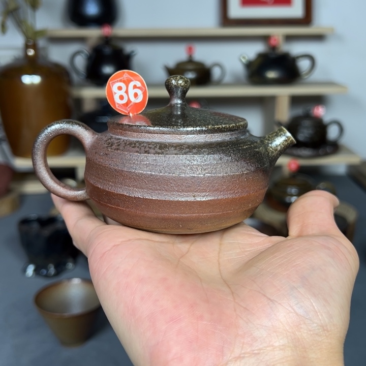 壶白泥古法柴烧150c c