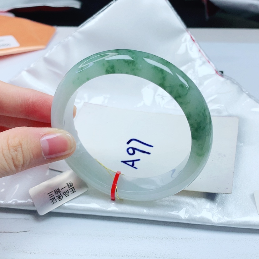 【闪购商品】翡翠手镯未镶嵌天然缅甸a货手镯54+