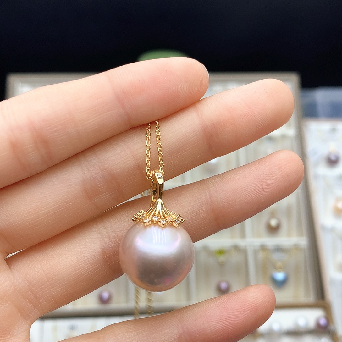 淡水珍珠合金颈饰