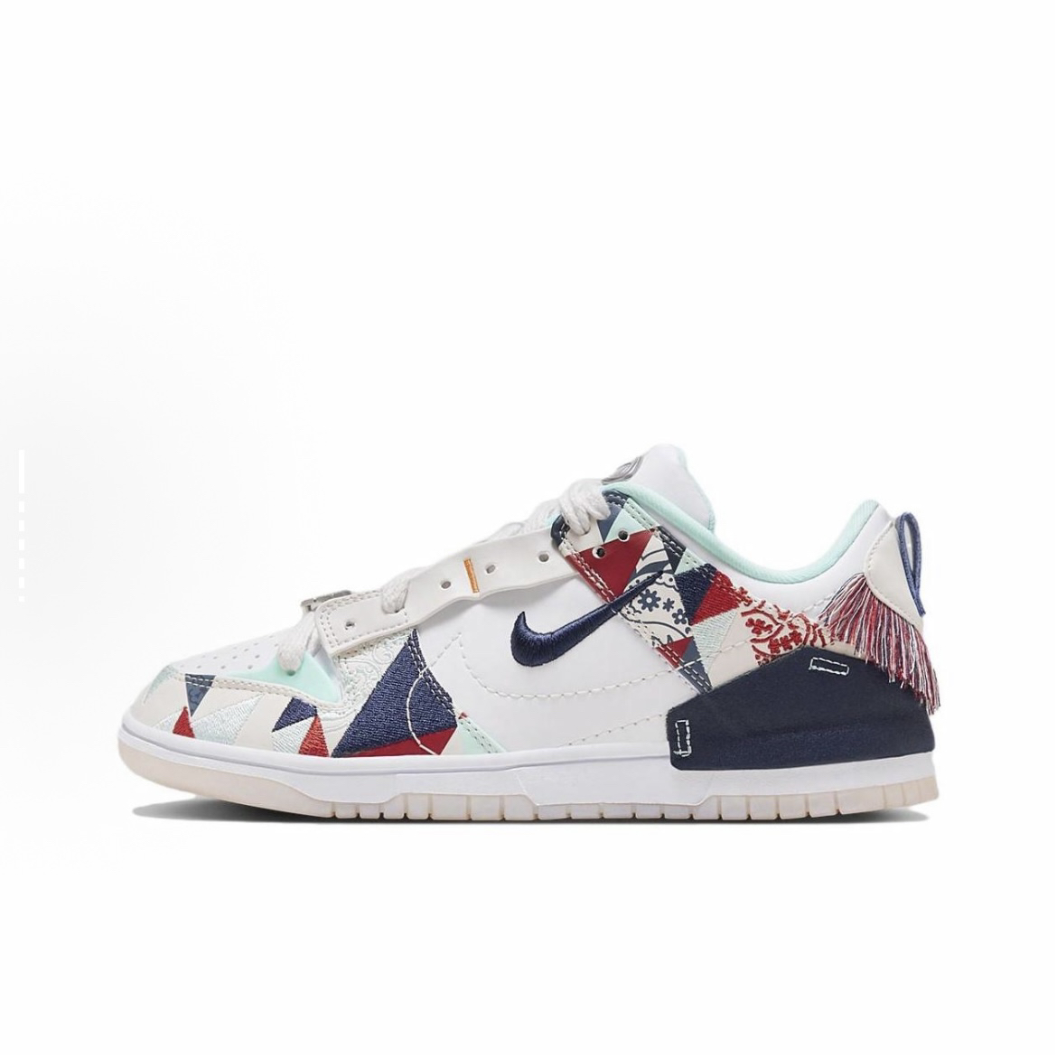 NIKE/耐克Dunk Disrupt 2 适百搭 低帮 板鞋 女款白蓝红FN8917141