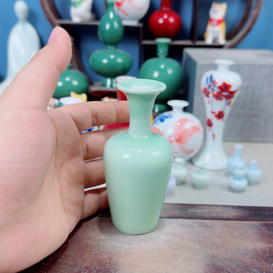 陶瓷手工小花器摆件